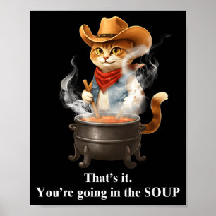 Poster Bruxa de Sapo Engraçado Meme É Isso Você Vai Dentr