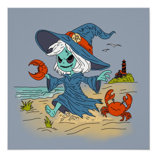 Pôster Bruxa de Verão (Frente)