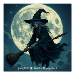 Pôster Bruxa do Halloween