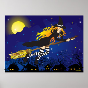 Poster bruxa do vôo