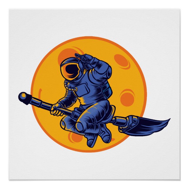 Pôster Bruxa Espacial (Frente)