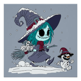 Pôster Bruxa Invernosa Fofa