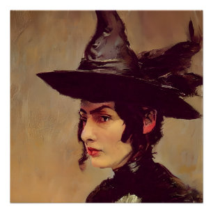 Pôster Bruxa Jovem Victoriana