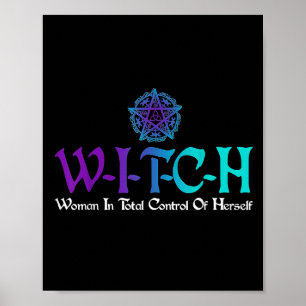 Poster Bruxa - Mulher No Controle Total De Si Mesma