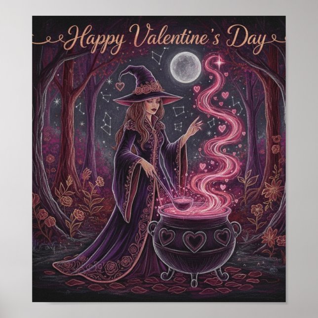 Poster BruxaDoValentineMístico (Frente)