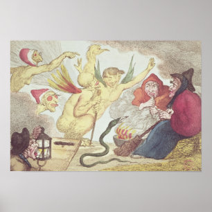 Pôster Bruxas em um Hayloft