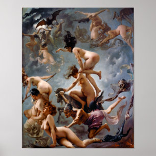 Poster Bruxas indo para o seu Sabá   Falero  