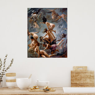 Poster Bruxas Indo para o Seu Sábado Falero
