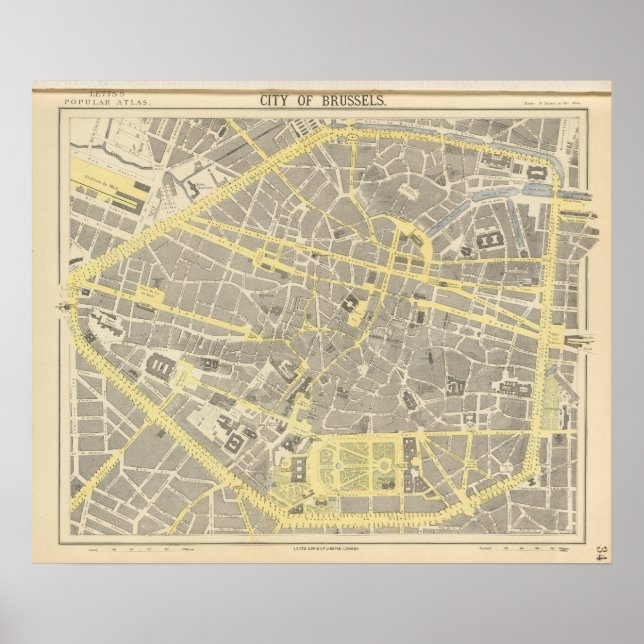 Pôster Bruxelas (Frente)