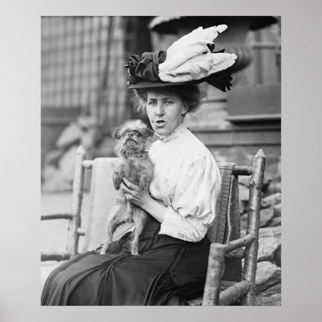 Pôster Bruxelas Griffon, início dos anos 1900 (Frente)