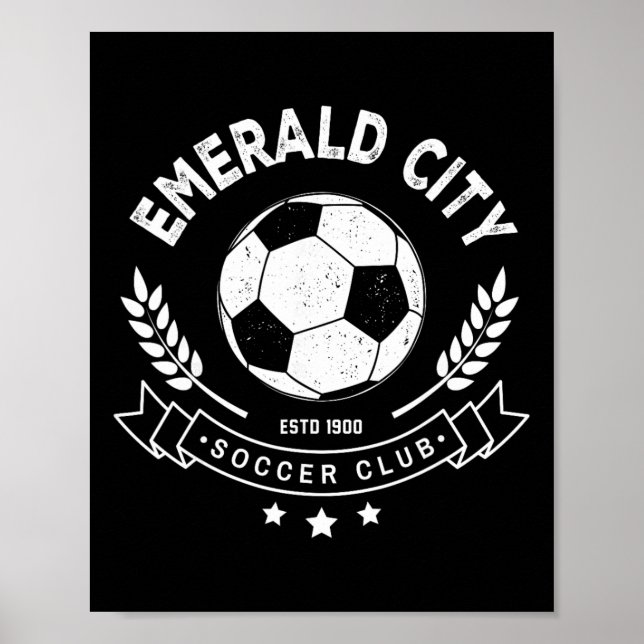 Poster Bruxo De Oz Cidade Esmeralda Futebol Costume (Frente)