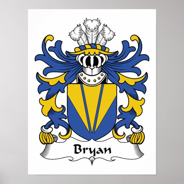 Poster Bryan Family Crest (Frente)