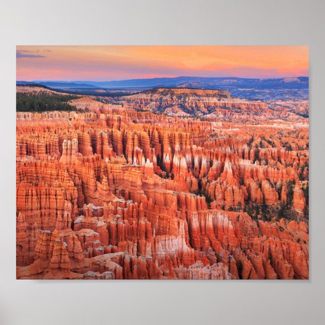 Poster Bryce Canyon National Park Sunset (Frente)