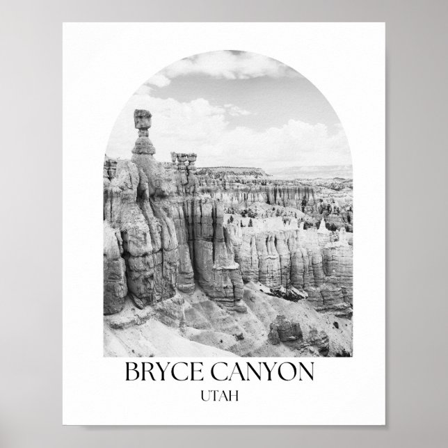 Poster Bryce Canyon National Park Utah Arch Photo Impress (Frente)
