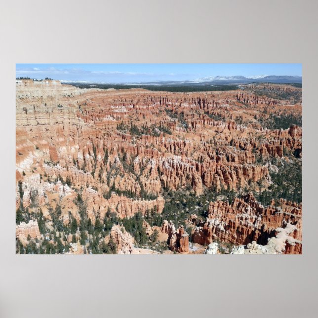 Poster Bryce Point no Parque Nacional do Bryce Canyon (Frente)