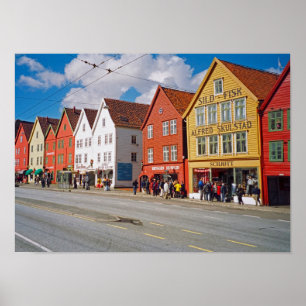 Poster Bryggen, Bergen