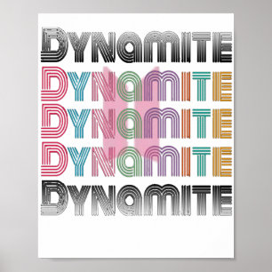 POSTER BTS DYNAMITE HOBI (NOVA CANÇÃO)
