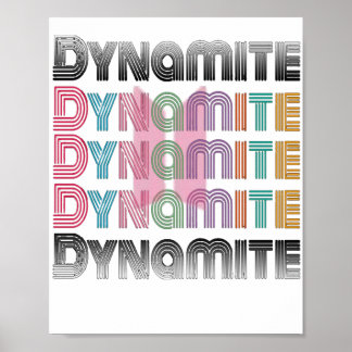 POSTER BTS DYNAMITE HOBI (NOVA CANÇÃO)