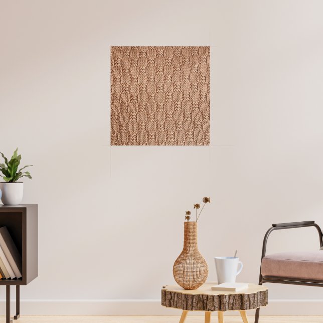 Poster Bubble Knit Stitch Patterch de Shirley Taylor (Sala de Estar 3)