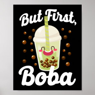 Poster Bubble Mas Primeiro Boba Tea