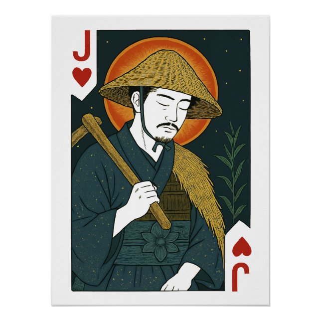 Pôster Bube der Herzen – Japanischer Bauer (Frente)