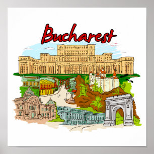 Poster Bucareste - Romania