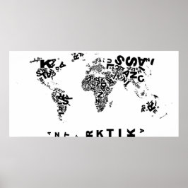 Poster Buchstabenwelt