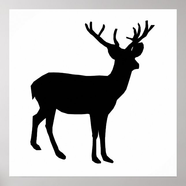 Pôster Buck Silhouette (Frente)