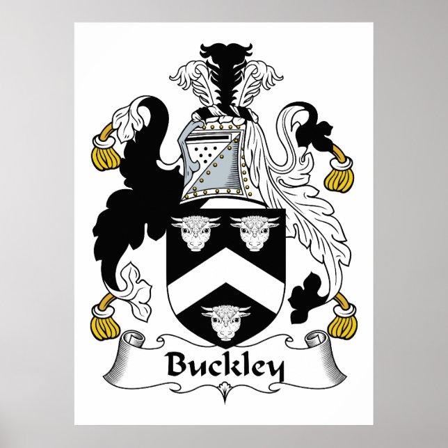 Pôster Buckley Family Crest (Frente)