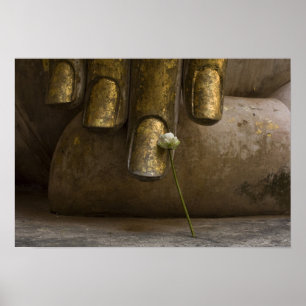 Poster Buda em Wat Si Chum.