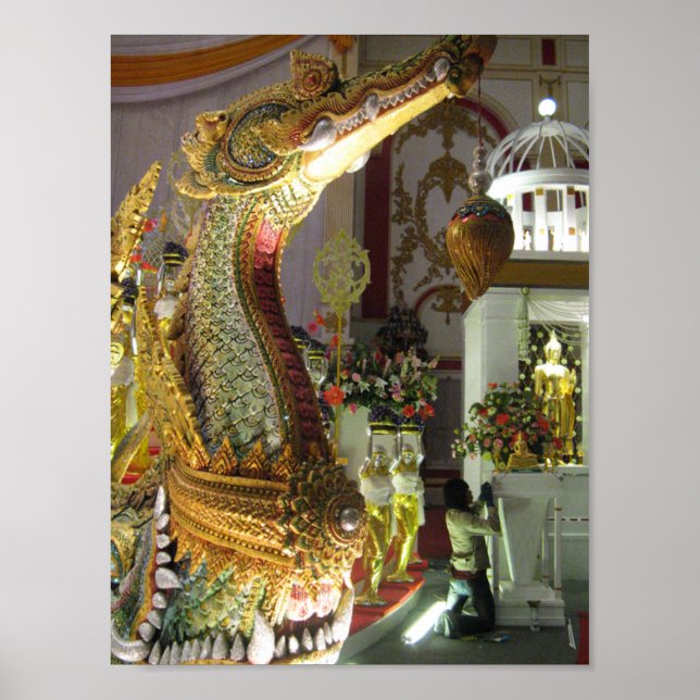 Pôster Buda Islam... muçulmano tailandês (Frente)