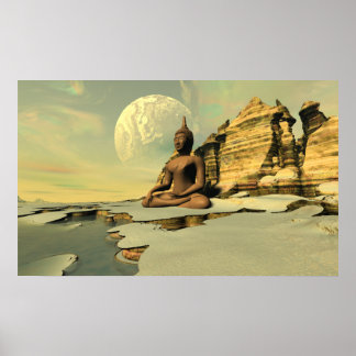 Pôster Buda na neve