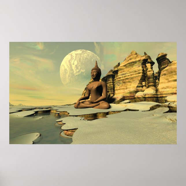 Pôster Buda na neve (Frente)