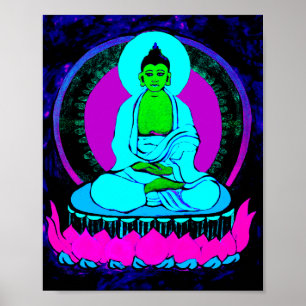 Poster Buda Neon Moderno