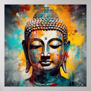 Poster Buda pop Art
