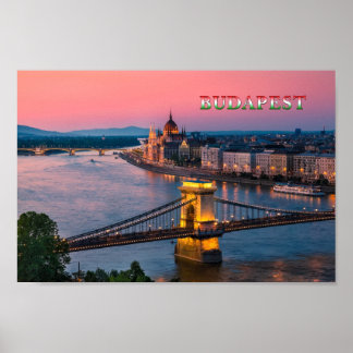 Pôster Budapest 002B