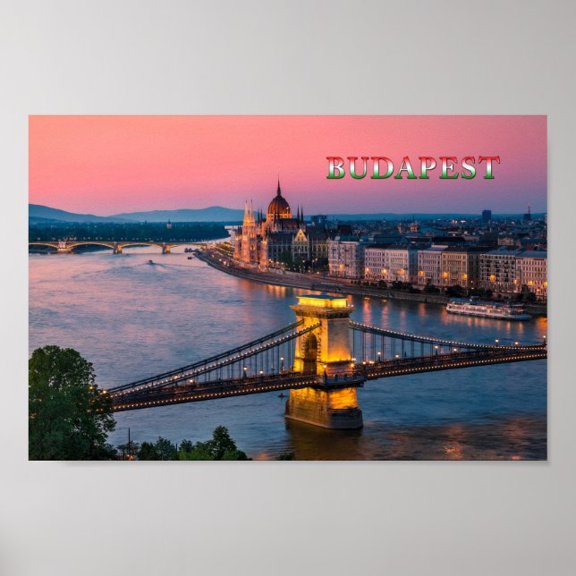 Pôster Budapest 002B (Frente)