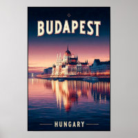 Budapest by Night - A Viagens vintage