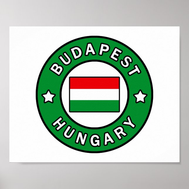 Poster Budapest Hungria (Frente)
