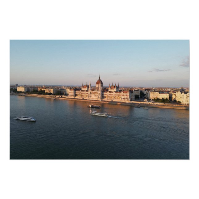 Pôster Budapeste Hungria (Frente)