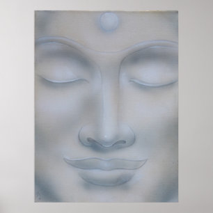 Pôster buddah face meditation