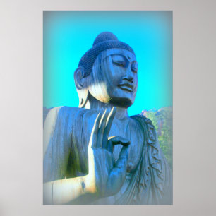 Pôster buddha azul