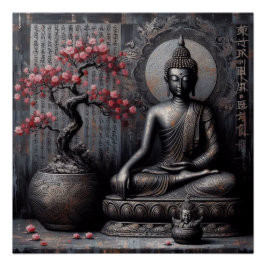 PÔSTER BUDDHA MEDITING AP #13