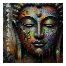 PÔSTER BUDDHA TRANSCENDENTAL ARTE Nº 2