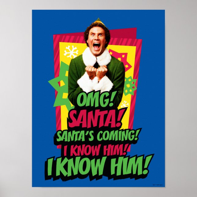 Poster Buddy, o Elf | OMG! Papais noeis! (Frente)