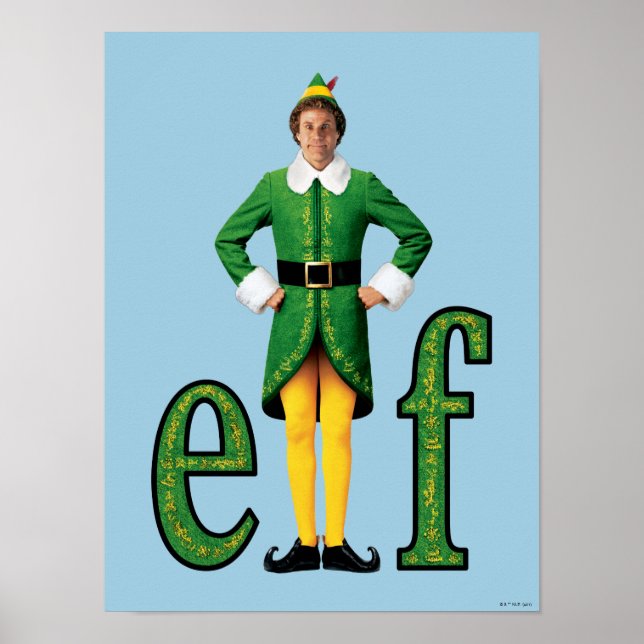 Poster Buddy, o logotipo do filme Elf (Frente)