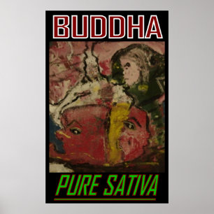 POSTER BUDHA PURE SATIVA