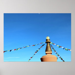 Poster Budista Stupa