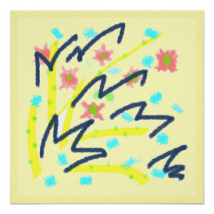 Pôster Buds De Scribble Glossy Poster