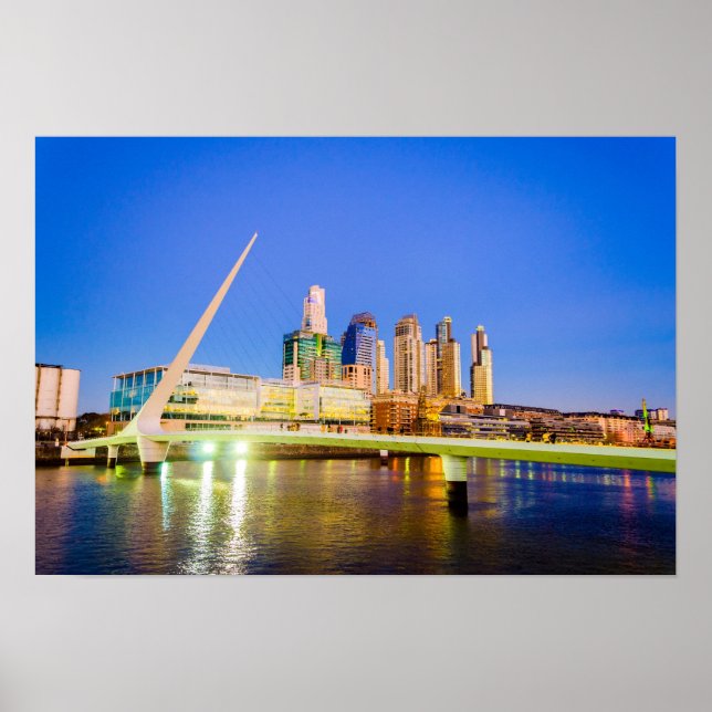 Pôster Buenos Aires à noite (Frente)